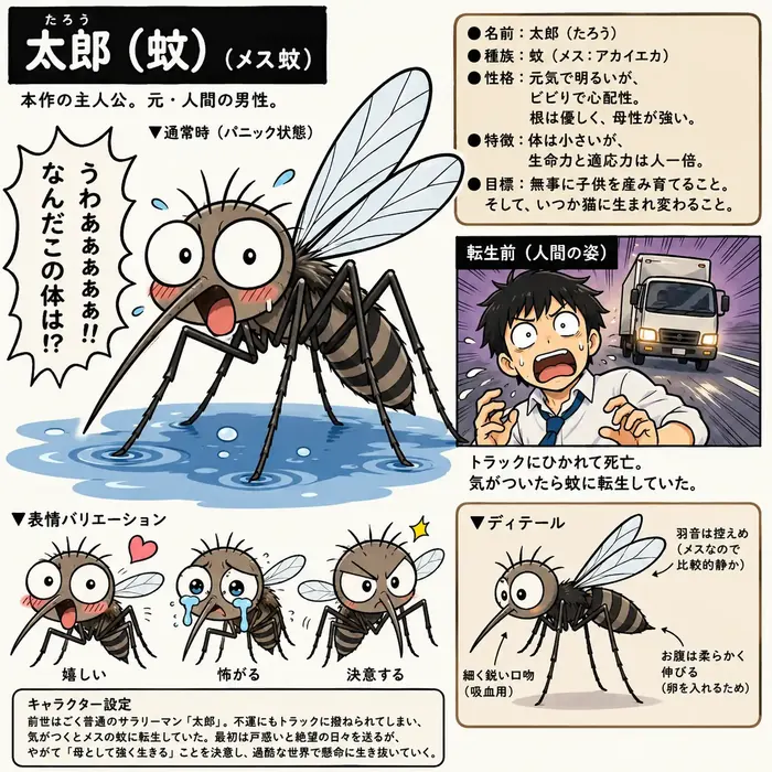 キャラクターの設定シート