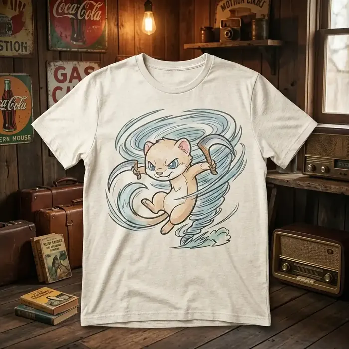 イラストを載せたTシャツ